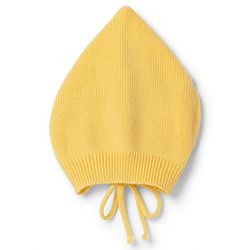 Babyhug Cable Knit Full Sleeves Baby Sweater Set with Cap & Mittens - Yellow