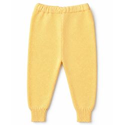 Babyhug Cable Knit Full Sleeves Baby Sweater Set with Cap & Mittens - Yellow