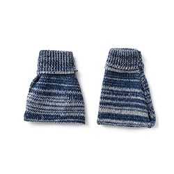 Babyhug Knit Full Sleeves Sweater Set with Cap & Mittens - Navy Blue
