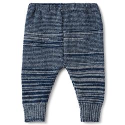 Babyhug Knit Full Sleeves Sweater Set with Cap & Mittens - Navy Blue