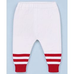 Babyhug Knit Full Sleeves Sweater Set with Cap & Mittens - Offwhite
