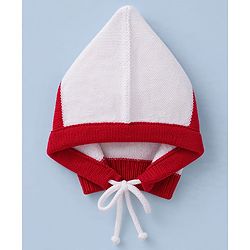 Babyhug Knit Full Sleeves Sweater Set with Cap & Mittens - Offwhite
