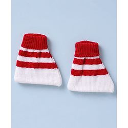 Babyhug Knit Full Sleeves Sweater Set with Cap & Mittens - Offwhite