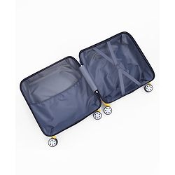 Babyhug Disney Mickey Kids Travel Luggage with Wheels & Carry-On Luggage Pack of 2 - 15 & 13 Inches| Shock Resistant| Telescopic Handle| Water Resistant| Easy Zipper Closure| Durable Wheels| TSA Lock