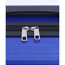 Babyhug Disney Mickey Kids Travel Luggage with Wheels & Carry-On Luggage Pack of 2 - 15 & 13 Inches| Shock Resistant| Telescopic Handle| Water Resistant| Easy Zipper Closure| Durable Wheels| TSA Lock