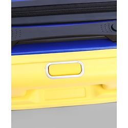 Babyhug Disney Mickey Kids Travel Luggage with Wheels & Carry-On Luggage Pack of 2 - 15 & 13 Inches| Shock Resistant| Telescopic Handle| Water Resistant| Easy Zipper Closure| Durable Wheels| TSA Lock