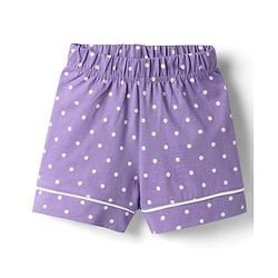 Babyhug Disney Single Jersey Knit Half Sleeves Shirt & Shorts Co-ords Night Suit with Marie Graphics Pack of 2- Multicolour