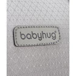 Babyhug Premium Multifunctional and Spacious Textured Diaper Backpack - Grey| 100% Polyester| Wide Fish Mouth Opening| Insulated Feeding Bottle Pouches| Wipes Dispenser| Easy Access Back Opening
