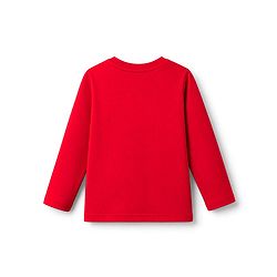 Babyhug Disney Single Jersey Knit Full Sleeves T-Shirt & Joggers Set With Mickey Mouse Graphic - Red