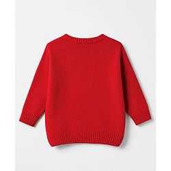 Babyhug  Unisex SWEATER SET Regular  Red 0-3m
