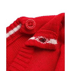 Babyhug  Unisex SWEATER SET Regular  Red 0-3m