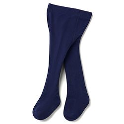 Babyhug Viscose Woven Full Sleeves Checked Frock with Leggings - Navy Blue