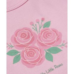 Babyhug Interlock Knit 100% Cotton Full Sleeves Onesies With Floral Print Pack of 3 -white, Pink & Light Pink