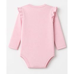 Babyhug Interlock Knit 100% Cotton Full Sleeves Onesies With Floral Print Pack of 3 -white, Pink & Light Pink