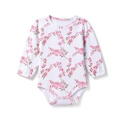 Babyhug 100% Cotton Interlock Knit Full Sleeves Onesies With Floral, Cloud & Bee Print Pack of 3 - White, Pink & Light Pink