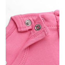 Babyhug 100% Cotton Interlock Knit Full Sleeves Onesies With Floral, Cloud & Bee Print Pack of 3 - White, Pink & Light Pink