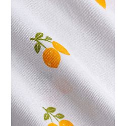 Babyhug 100% Cotton Single Jersey Knit Sleeveless Floral & Lemon Printed Slips Pack of 3 - White Pink & Green
