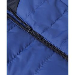 Babyhug Woven Full Sleeves Hooded Padded Quilted Winter Jacket - Light/Sky Blue