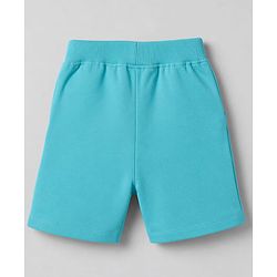 Babyhug Single Jersey Knit Half Sleeves T-Shirt & Shorts Set Car Print - Blue