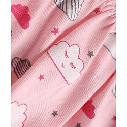 Babyhug 100% Cotton Single Jersey Knit Bloomer With Polka Dot & Floral Print Pack of 3 - Light Pink, Pink & White