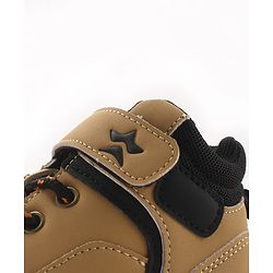 Cute Walk by Babyhug Velcro Closure Solid Winter Shoes - Beige