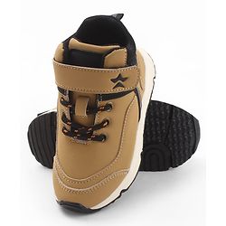 Cute Walk by Babyhug Velcro Closure Solid Winter Shoes - Beige