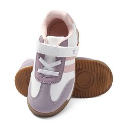 Cute Walk by Babyhug Velcro Closure Sport Shoes With Star Embroidery - Pink