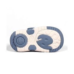 Cute Walk by Babyhug Velcro Closure Animal Face Printed Musical Casual Shoes - Navy Blue