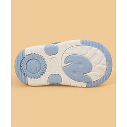 Cute Walk by Babyhug Velcro Closure Car Printed Casual Shoes - Blue
