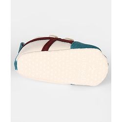 Cute Walk by Babyhug Velcro Closure Solid Booties - Beige