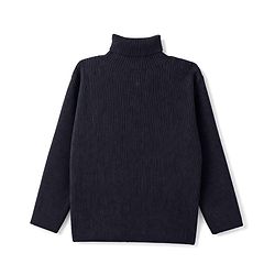 Babyhug Knit Full Sleeves Text Embroidered Pullover Sweater - White