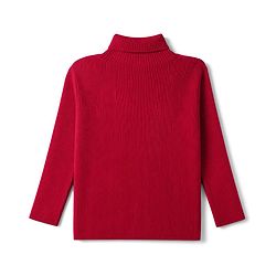 Babyhug Knit Full Sleeves Text Embroidered Pullover Sweater - White