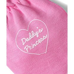 Babyhug 100% Cotton Interlock Knit Striped Mittens with Heart Print Pack of 3 - Purple & Pink
