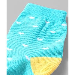 Cute Walk by Babyhug Anti-Bacterial Ankle Length Striped Sock With Heart & Polka Dot Design Pack of 3 - White