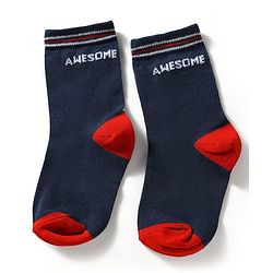 Cute Walk by Babyhug Knit Ankle Length Antibacterial Socks With Striped & Bear Design Pack Of 3 - Navy & White