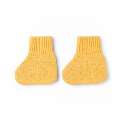Babyhug Knit Full Sleeves Sweater Set with Cap & Booties - Yellow
