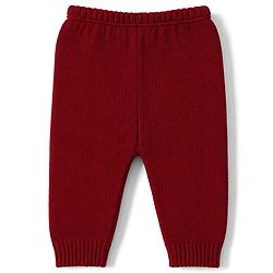 Babyhug Knit Full Sleeves Sweater Set With Cap & Booties - Marron