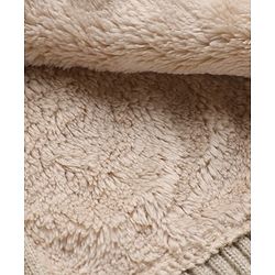 Babyhug Cotton Knit Full Sleeves Front Open Sweater with Lion Embroidery - Beige