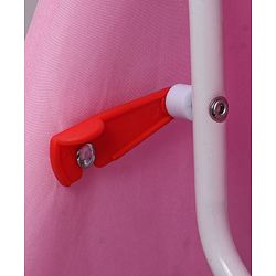 Babyhug Froggy Print Cradle with Mosquito Net and Swing Lock function - Green| Storage Basket| Wheels with Lock| Easy Assembly