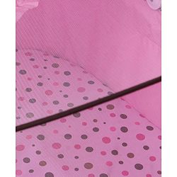 Babyhug Froggy Print Cradle with Mosquito Net and Swing Lock function - Green| Storage Basket| Wheels with Lock| Easy Assembly