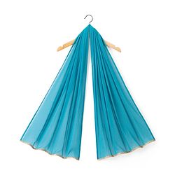 Babyhug Woven Sleeveless Solid Colour Kurti Churidar & Dupatta Set  with Lace Detailing - Teal