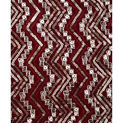 Babyhug Georgette Woven Full Sleeves Sequinned Chevron Designed  Kurta Pajama Set -  Maroon