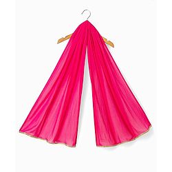 Babyhug Georgette Woven Sleeveless Floral Embroidered Choli Lahenga Set with Dupatta - Blue & Fuschia
