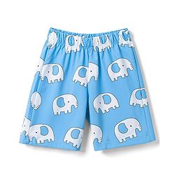 Babyhug 100% Cotton Knit Half Sleeves Co-Ords T-Shirt & Shorts Night Suit with Elephant Print -Light Blue