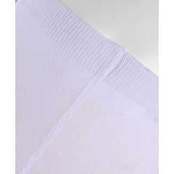 Cute Walk by Babyhug Cotton Knit Full Length Solid Anti Bacterial Tights - White