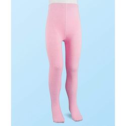 Cutewalk by Babyhug Non Terry Knit Anti-bacterial Tights -Pink
