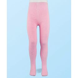 Cutewalk by Babyhug Non Terry Knit Anti-bacterial Tights -Pink