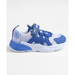 Cute Walk by Babyhug Velcro Closure Solid Sneakers - Royal Blue