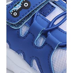 Cute Walk by Babyhug Velcro Closure Solid Sneakers - Royal Blue