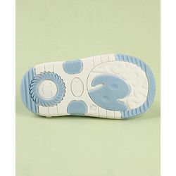 Cute Walk by Babyhug Velcro Closure Musical Sandal With Animal Design - Black